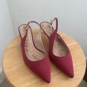 Sam Edelman Satin Kitten Heels